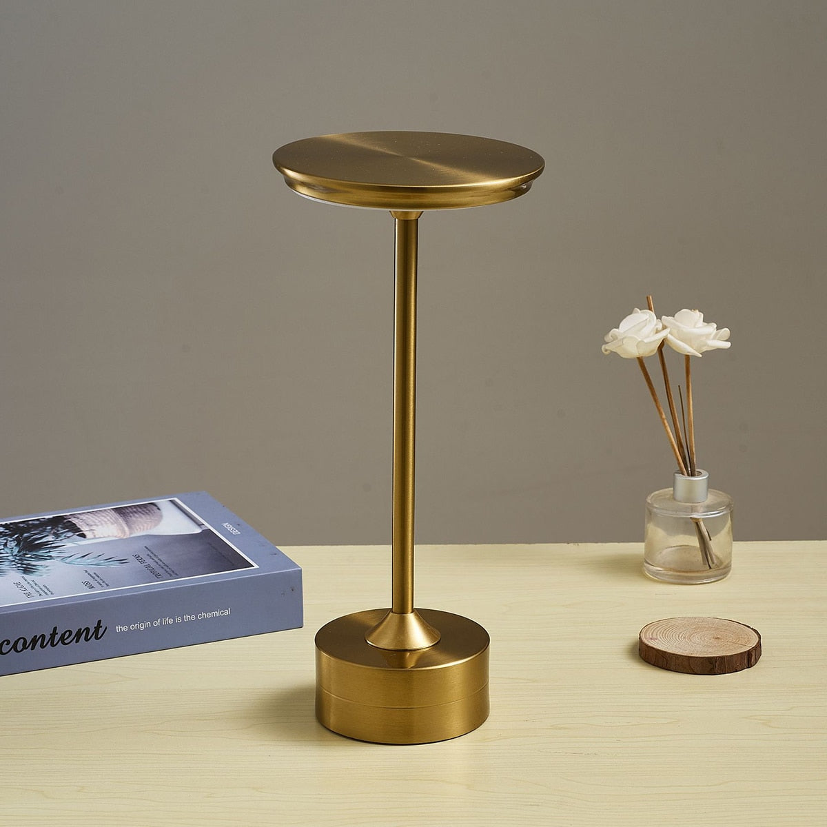 Machined Modern - Touch-Sensitive LED Rechargeable Lamp