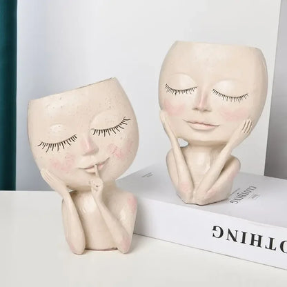 Creative Face Flower Pot