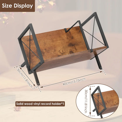 Industrial Geometric Vinyl Cradle