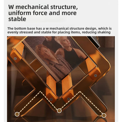 Stable mechanical structure design with text on a white background