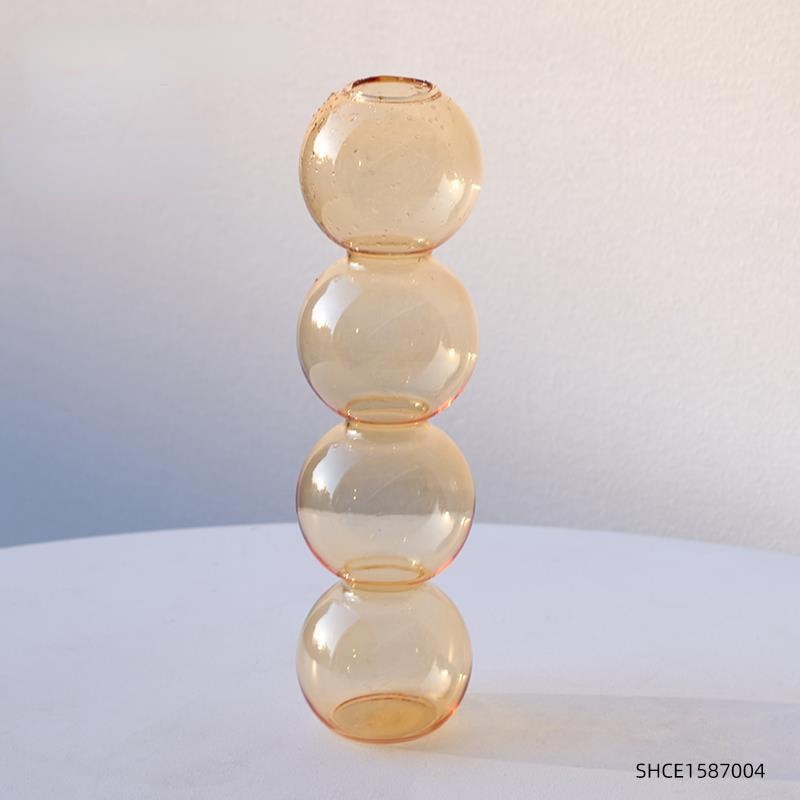 Nordic Glass Vase - Home Decor & Living Room Decoration