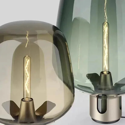 Italian Modern Minimalist Glass Table Lamp