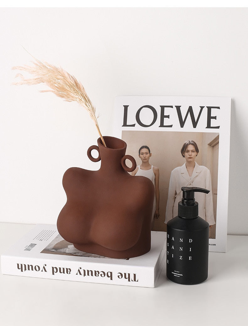 Creative Human Body Vase for Artful Home Decoration