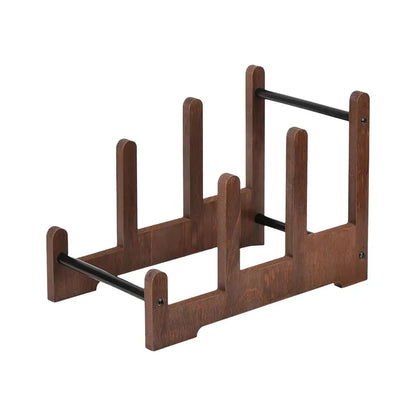 Sculptural Wooden Vinyl Stand