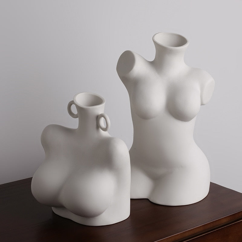 Creative Human Body Vase for Artful Home Decoration