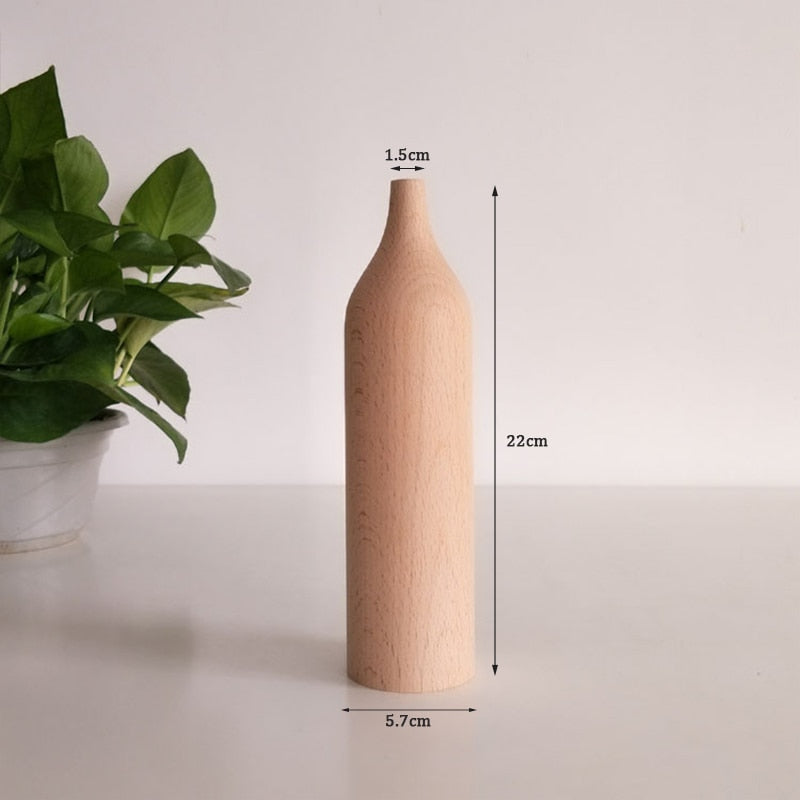 Wooden Vases for the Minimalist - Nature Inside