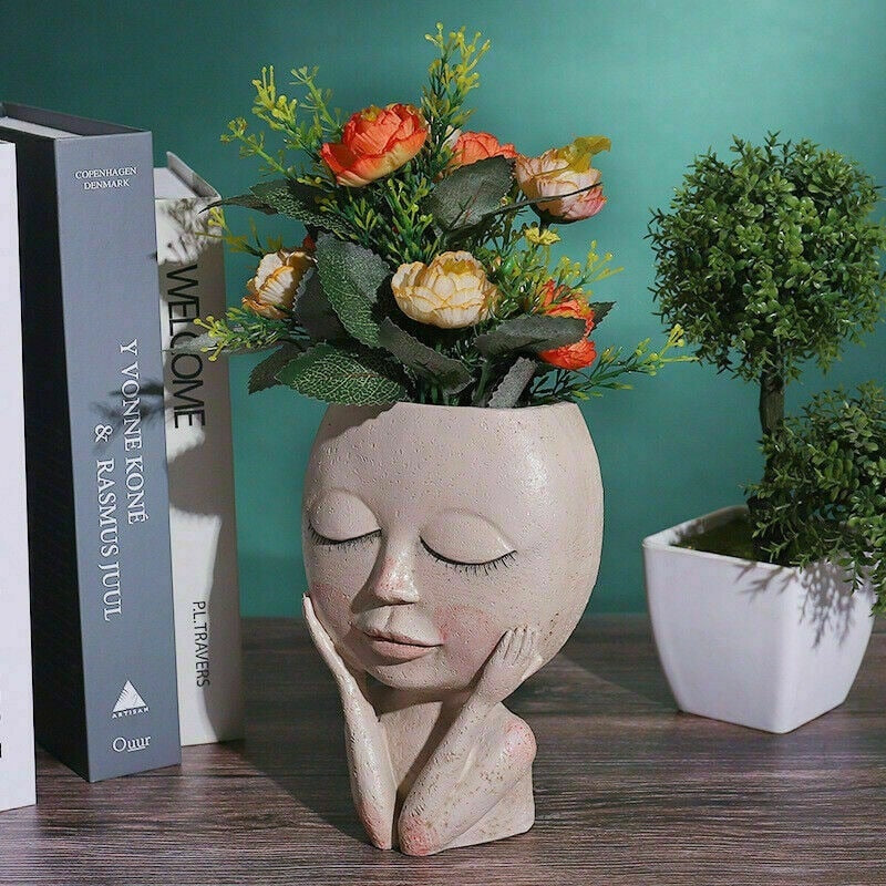 Creative Face Flower Pot - Bringing Nature and Art Together