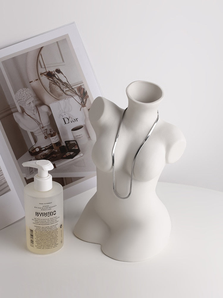 Creative Human Body Vase for Artful Home Decoration