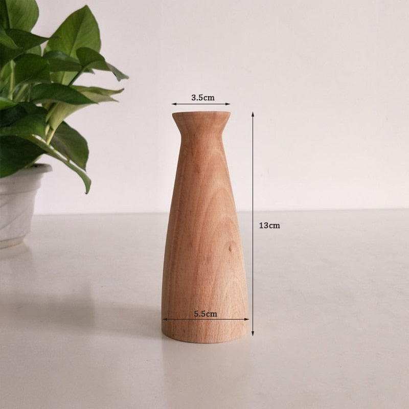 Wooden Vases for the Minimalist - Nature Inside