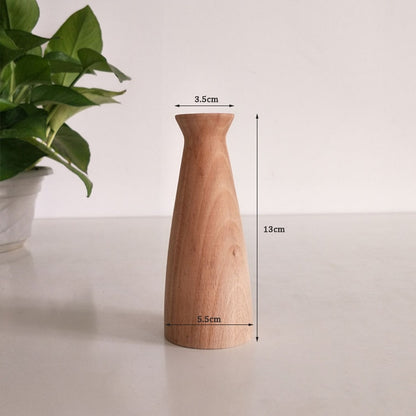 Wooden Vases for the Minimalist - Nature Inside