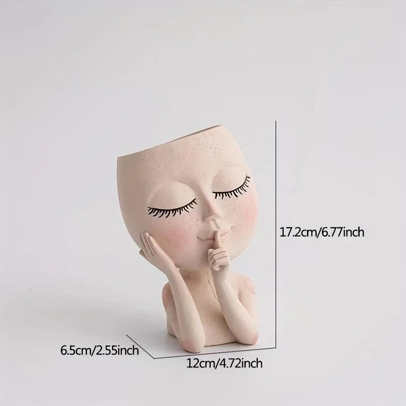 Creative Face Flower Pot