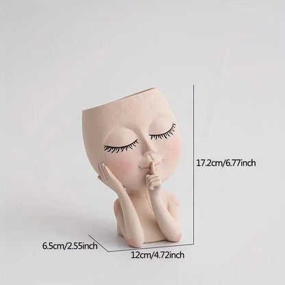 Creative Face Flower Pot