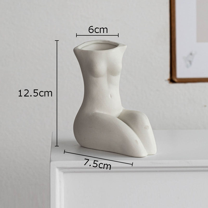 Ceramic Vase - Human Body Modelling Nordic Home Decoration
