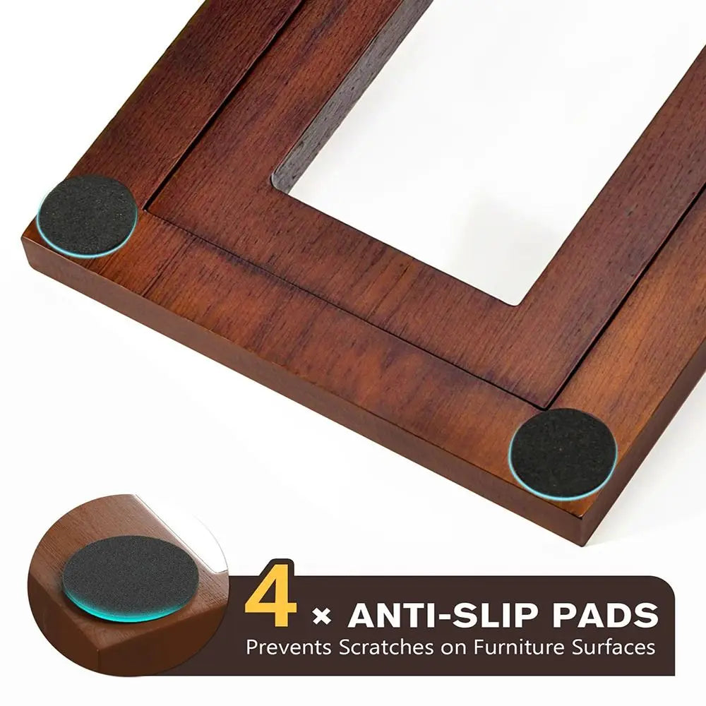 Expandable Wooden Record Rack