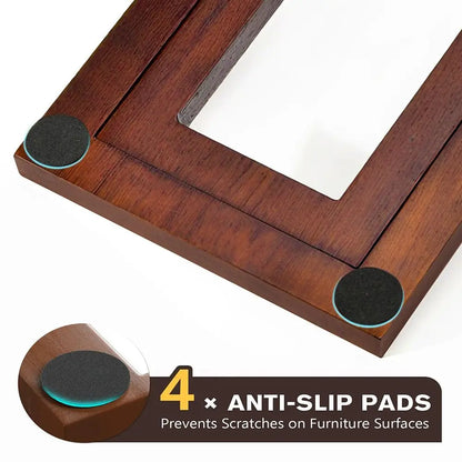 Expandable Wooden Record Rack