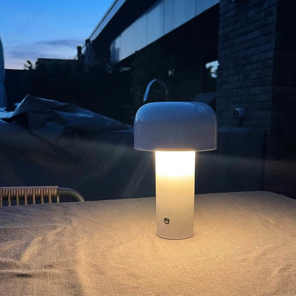 USB Mushroom Table Lamp - Touch-Sensitive Lighting