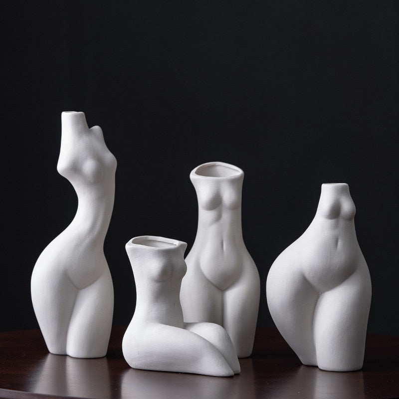 Ceramic Vase - Human Body Modelling Nordic Home Decoration