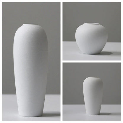 Set of 3 Ceramic Vases - Dusty Range