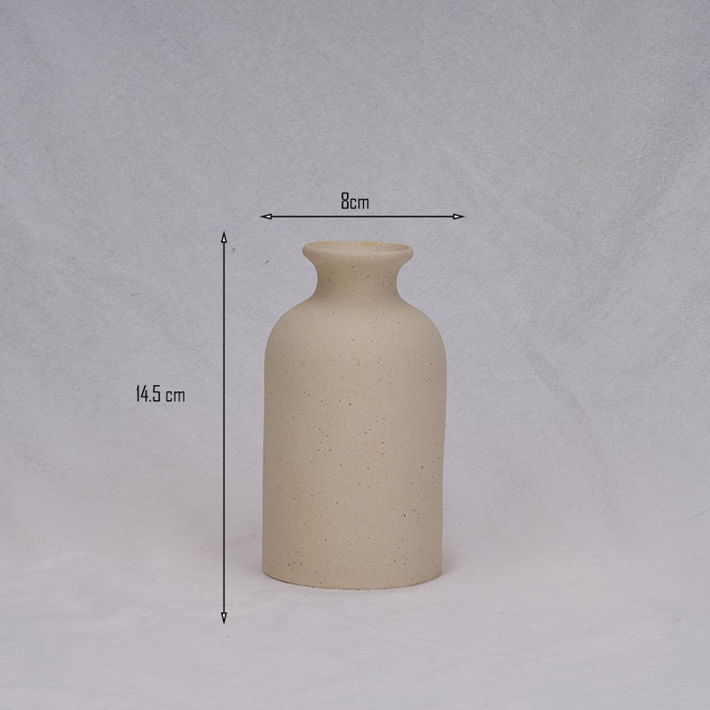 Minimalist  3-Piece Nordic Ceramic Vase Set