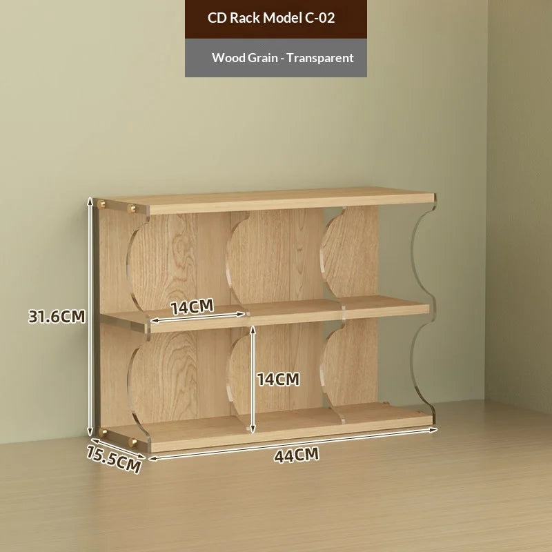 Modular Acrylic CD Desktop Storage Rack