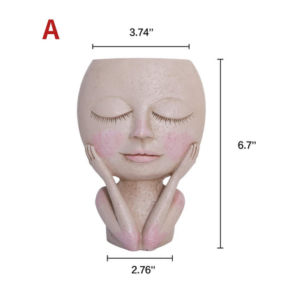 Creative Face Flower Pot - Bringing Nature and Art Together