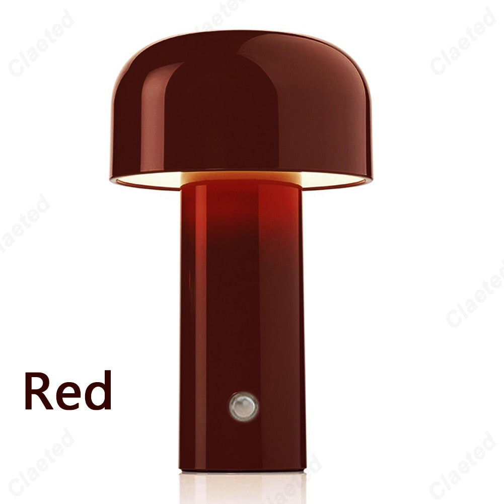 USB Mushroom Table Lamp - Touch-Sensitive Lighting