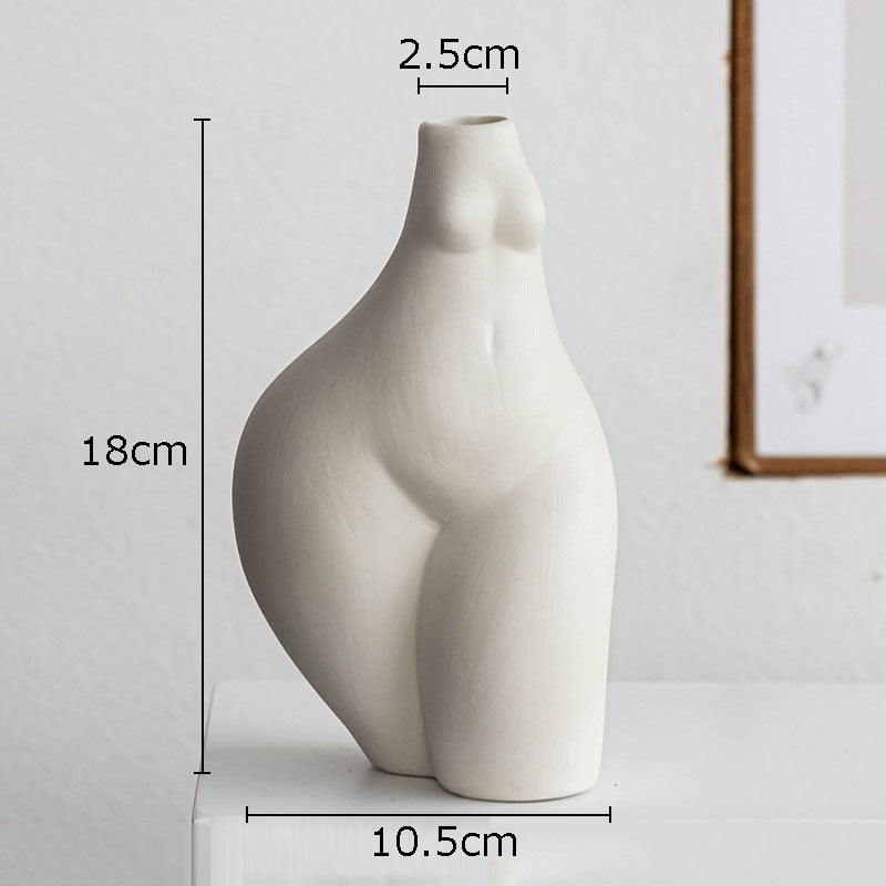 Ceramic Vase - Human Body Modelling Nordic Home Decoration