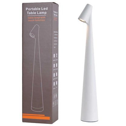 Portable LED Table Lamp 13.5" H – Touch Control, 3 Brightness Levels