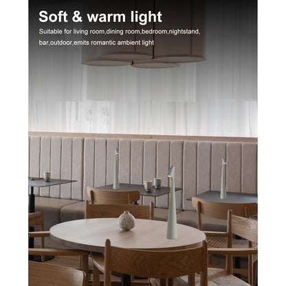 Portable LED Table Lamp 13.5" H – Touch Control, 3 Brightness Levels