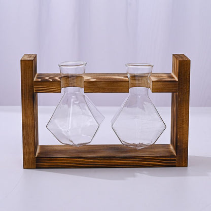 Hydroponic Wooden Frame - Diamond