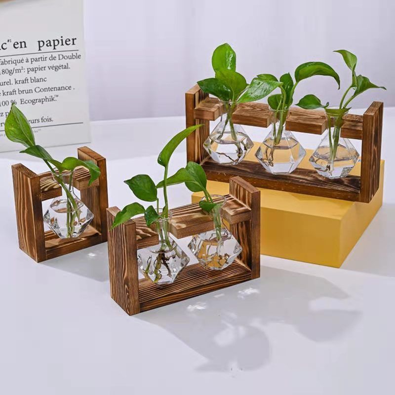 Hydroponic Wooden Frame - Diamond