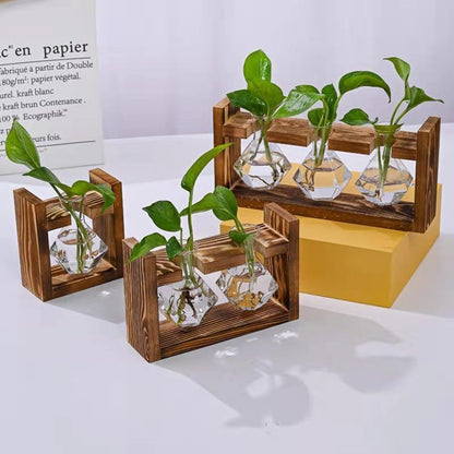 Hydroponic Wooden Frame - Diamond