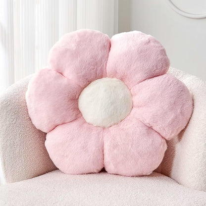 Cute Flower Shaped Decorative Throw Pillow