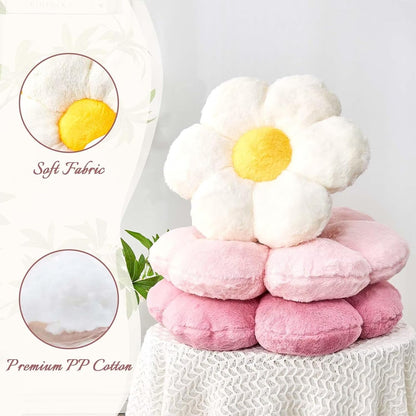 Cute Flower Shaped Decorative Throw Pillow