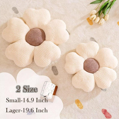 Cute Flower Shaped Decorative Throw Pillow