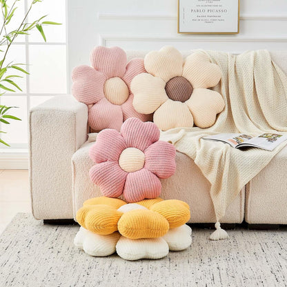 Cute Flower Shaped Decorative Throw Pillow