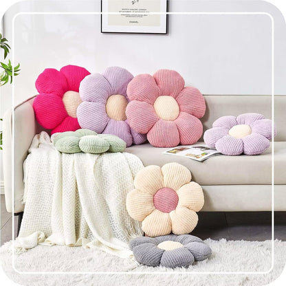 Cute Flower Shaped Decorative Throw Pillow