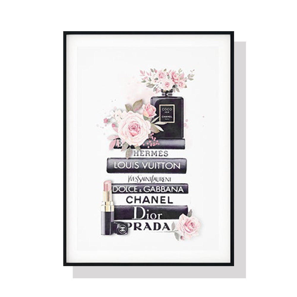 Wall Art Fashion Book Frame Canvas