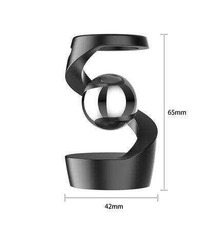 Kinetic Levitating Desk Toy - Silent Spinning Floating Gyroscope for Stress Relief