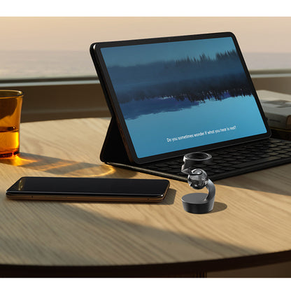 Kinetic Levitating Desk Toy - Silent Spinning Floating Gyroscope for Stress Relief