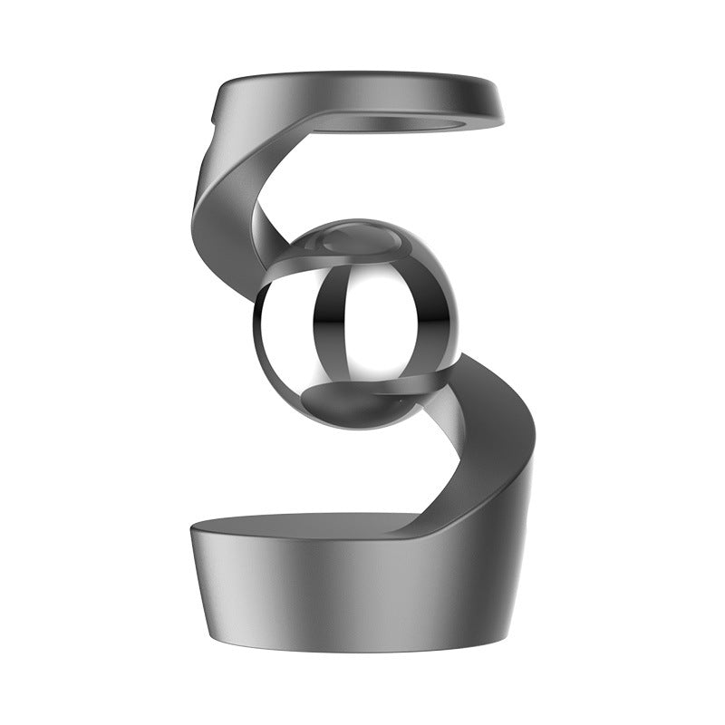 Kinetic Levitating Desk Toy - Silent Spinning Floating Gyroscope for Stress Relief
