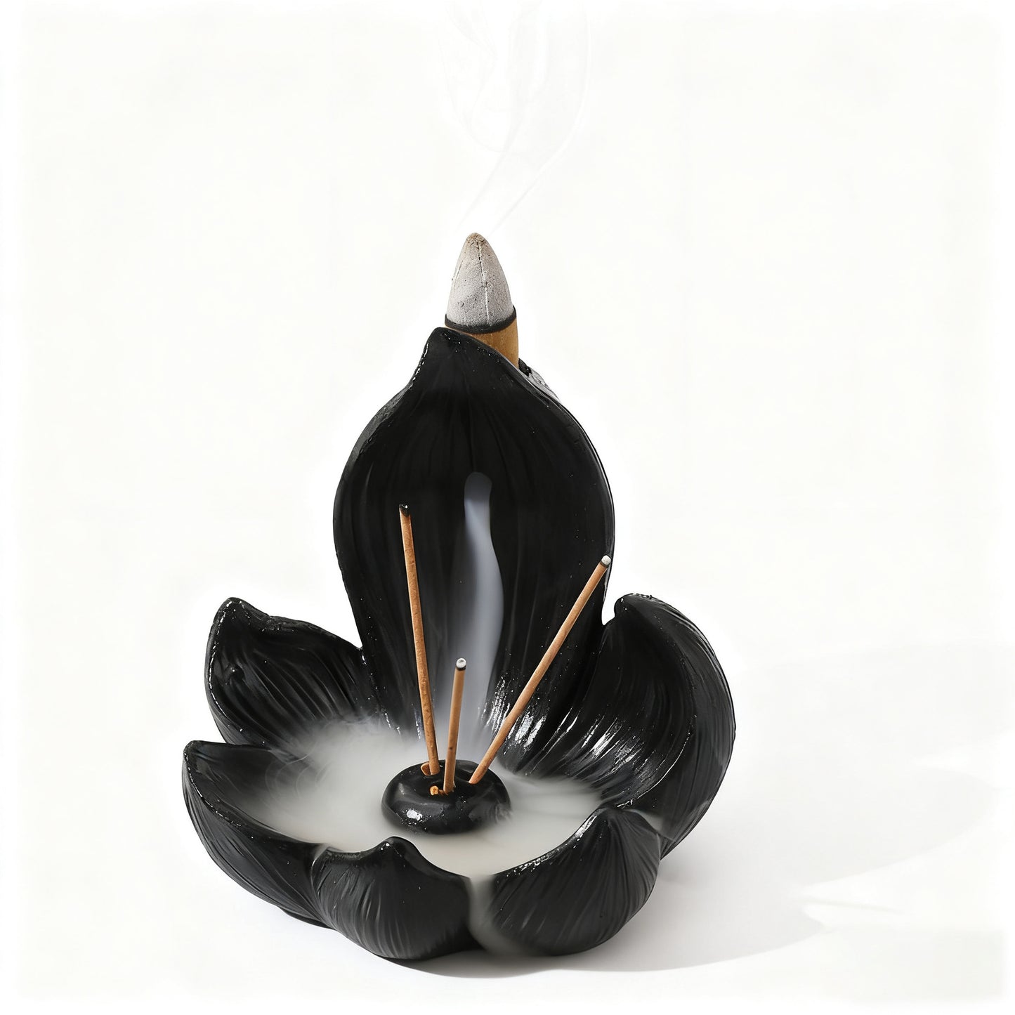 Zen Lotus Waterfall Backflow Aroma Diffuser