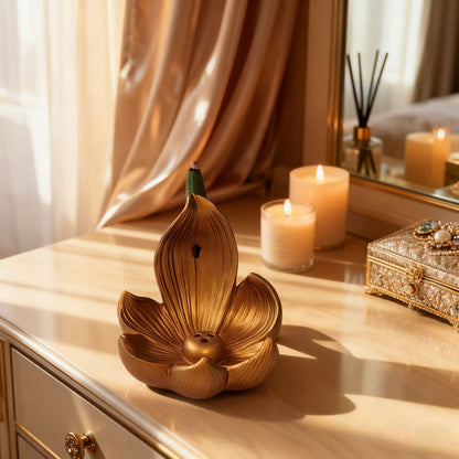 Zen Lotus Waterfall Backflow Aroma Diffuser