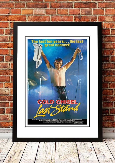 Cold Chisel ‘Last Stand’ Movie Poster 1983 - Framed