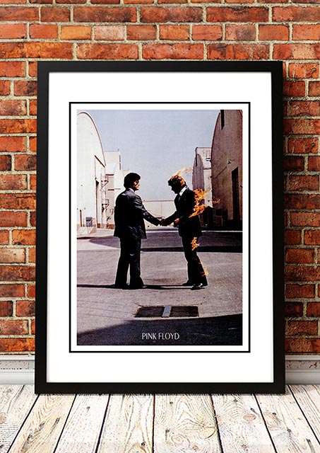 Pink Floyd 'Wish You Were Here' In Store Poster 1975 - Framed