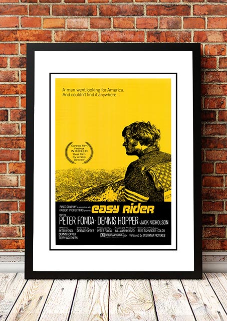 Easy Rider' Cult Movie Poster! - Framed