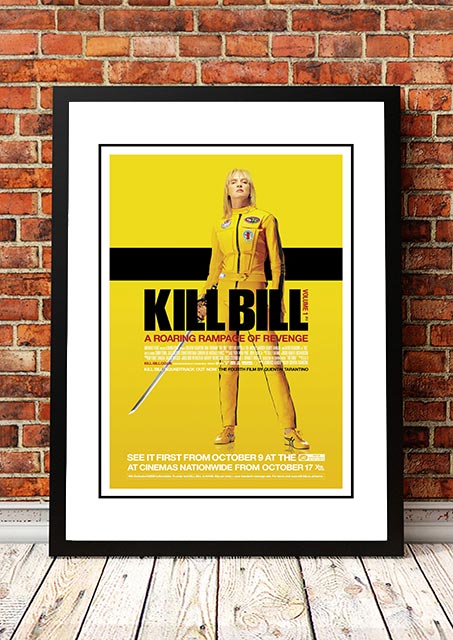 Kill Bill' Cult Movie Poster! - Framed