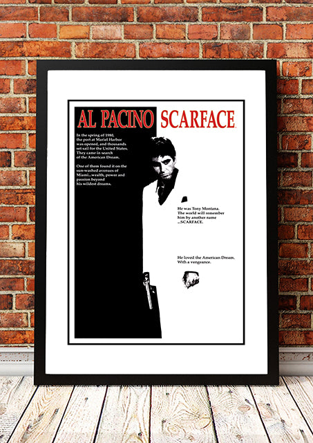 Scarface' Cult Movie Poster! - Framed