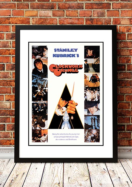 'Clockwork Orange' Cult Movie Poster! - Framed