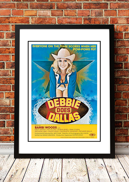 Debbie Does Dallas' Cult Movie Poster! - Framed